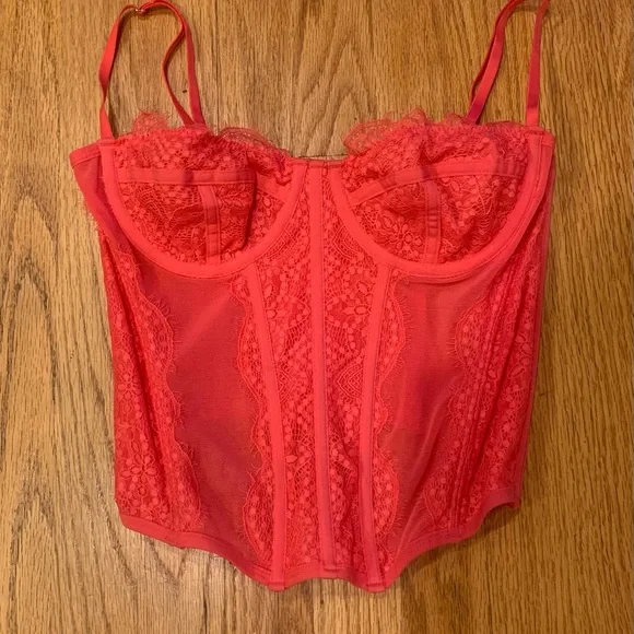 Out From Under Modern Love Corset Urban Outfitters  NWOT - Picture 2 of 7